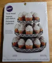 Wilton Black + White Cardboard Treat Stand