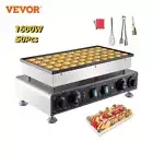 VEVOR Electric Waffle Maker 50PCS Mini Dutch Pancake Maker Dorayaki Machine Waff