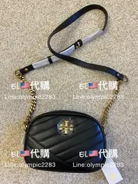 在飛比找Yahoo!奇摩拍賣優惠-EL~ TORY BURCH 53113 專櫃款 黑色 山型