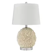 [Florabelle Living] Round Shell Table Lamp W/ Shade