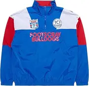 [Western Bulldogs] AFL Footy Mens Adults Throwback Windbreaker Pullover Jacket