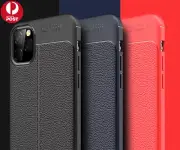iphone 11, 11 pro, 11 pro max case soft PU embossed leather shockproof cases