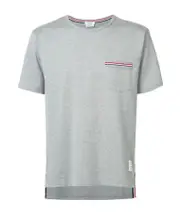 Thom Browne RWB Short-Sleeved T-Shirt 0,00,1,2,3,4,5 light gray