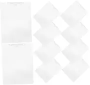 Parliky Multi-use Document Storage Bag 10pcs File Folder Bag Plastic Office Organizer School Supplies