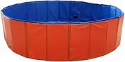 Portable Folding Pet Swimming Pool Dog Cat Bath Animal Washing (Large)
