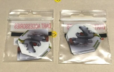 Amazon 6 x Sledding Hippo Standard Dart Flights NEW Soft Tip Accessories