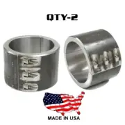 2 pc - 6 Bolt Steel Universal Weld On Fabrication Clamps 3" Roll Bar Cage Mount