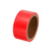 Reflective Tape, 1.2" x 10Ft Vinyl Film Tape for Clothing, Orange-red