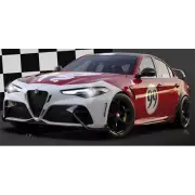 Bburago 1:18 Scale Alfa Romeo Giulia GTAm #99 Racing 2020 Alfa Red/White MB 2020
