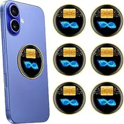6 Pcs Phone Protection Stickers EMF Blocker Neutralizers for Smart Phones,Laptops,Computer,Tablets,WiFi,TV Electronic Devices