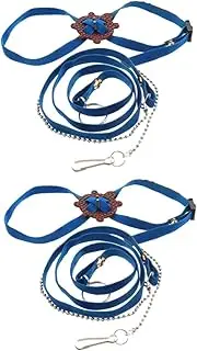 DRESSOOS 2pcs Pet Pulling Rope for Turtle Tortoise Hauling Leash Walking Harness