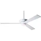 Modern Fan Company Altus Gloss White 52" Ceiling Fan with LED Light and Remote