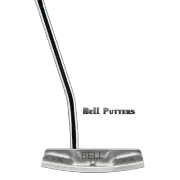 Bell Left Hand Half-Offset 360 Golf Putter-Winn Std grip-32"-38" Matte