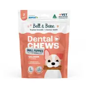 Bell & Bone Small Puppy Salmon Dental Chews For Dogs (7 sticks)