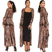 Retro Vintage Roaring 20s 1920s Cloak Prom Dress Halloween Costumes The Great Gatsby Plus Size Wedding Guest Sequins Sequin Women's Carnival Masquerade Event /
