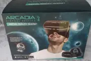 NEW, Arcadia VR Virtual Reality Headset Black Smart Phones Google #N231424-239