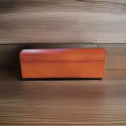 Mahogany Non-Glossy Wood Coin Case Organizer Box with 25 slots