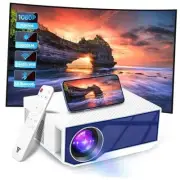 Projector with WiFi and Bluetooth, 16000Lumens Portable Mini Projector,Native
