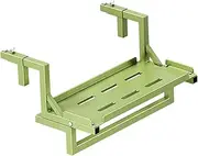 ＫＬＫＣＭＳ Balcony Railing Flower Pot Holder Stand Fence Potted Plant Rack, Multipurpose Porch Garden Shelf Balcony Railing Plant Rack