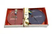 SHONFELD'S Garnish Set {2} Dishes & {2} Stick Martini Cosmopolitan Cocktail NEW