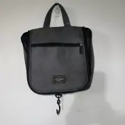 Original Plano Hanging Multi Compartment Zip Up Toiletry Bag Grey Color