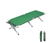 Outdoor Camping Bed Portable Stretcher Bed Foldable Camp Bed Steel Frame 4WD