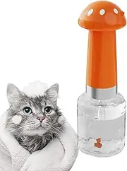 Electric Foaming Soap Dispenser - Pet Foaming Soap Dispenser Electric Machine | Rich Lather Mushroom Shape Cleaning Grooming Tool for Short Long Haired Cat