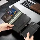 Shockproof Leather Case [Card Slots] Folio Flip Cover for iPhone 12 Mini/Pro/Max