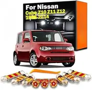 LED Interior Map Dome Light Kit, for Nissan Cube Z10 Z11 Z12 1998-2009 2010 2011 2012 2013 2014 Vehicle Led Bulbs