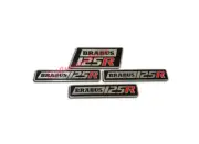 Brabus Style 125R Exklusives Metallabzeichen-Logo-Emblem-Set Smart 453