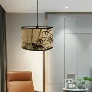 Sharplace Rustic Bamboo Lamp Shade Light Fixture Cover