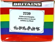 18 Britains Deetail Mounted Knights - 1st vers mint in box 7739