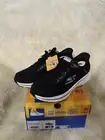 SKECHERS GO RUN CONSISTENT ENDURE 2.0 HANDS FREE SLIP-INS BLACK/WHITE SIZE 10