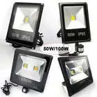 50W/100W COB LED Flood Light Floodlight Cool/Warm White AU Plug IP65 Security