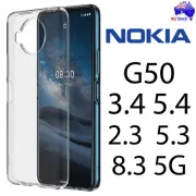 Premium Soft Flex Crystal Clear Gel Case for Nokia G22 X30 G60 G50 2.3 5.3 8.3