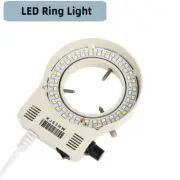 Adjustable Ring Light IlluminatorLamp For Stereo Microscope Len Camera Magnifier