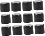 16pcs Football Table Accessories Foosball Table Pole End Plugs Foosball Rod End Plugs Foosball Table Pole Cover Rubber Safety Cap Foosball Pole Cover Foosball Parts Plastic Black