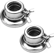 Dumbbell Clamps for Barbell - Pack of 2 Portable Collars, Weight Stopper, Screw Clamp Replacement, Barbell Bar Clamps for Barbell Bar Fitness