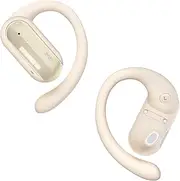 TAGRY Open Ear Earbuds Wireless Headphones 40HRS Playtime Fast Charging Digital Display Open Ear Headphones with Ergonomic Earhook IPX7 Waterproof Bluetooth 5.4 Ear Buds for Running Workout Beige