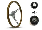 SAAS Steering Wheel SW701BAW & boss for Mazda RX2 RX3 RX4 RX5 1970-1985