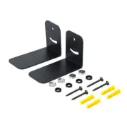 Wall Brackets for Soundbars and Home Auditory Speakers Wall Mount Holders Set