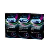 在飛比找momo購物網優惠-【Durex杜蕾斯】雙悅愛潮裝保險套12入*3盒(共36入)