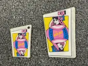 Bally Black Jack Pinball Machine Playfield Plastic Promo Key FOB Lot Set