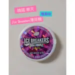 現貨 韓國 樂天 ICE BREAKERS 薄荷糖 莓果口味 42G
