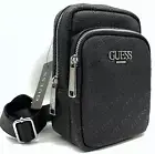 GUESS LOGO CROSSBODY SHOULDER BAG Black Ezra BRAND NEW WITH TAGS • AUTHENTIC