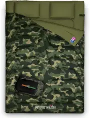 Backpacking Sleeping Bag Camping Gear - Double Sleeping Bag for Adults/Teens ...