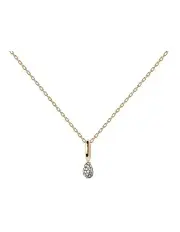 [PDPAOLA] Pave Lava Necklace in Gold
