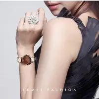 在飛比找Yahoo奇摩拍賣-7-11運費0元優惠優惠-io+時尚女士手錶 鑽石星空錶盤菱形鏡面手錶-全球代購