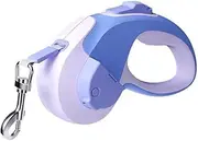 Heavy Duty 360° Tangle-Free Retractable Dog Leash, 16.5 ft Strong Nylon Tape with Reflective Stitching for Nighttime Safety, Dog Walking Leash for Medium Large Dogs up to 120 lbs