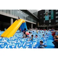 在飛比找蝦皮購物優惠-台灣製~球池球屋遊戲彩球~藍色+白色混色遊戲彩球~7公分海洋